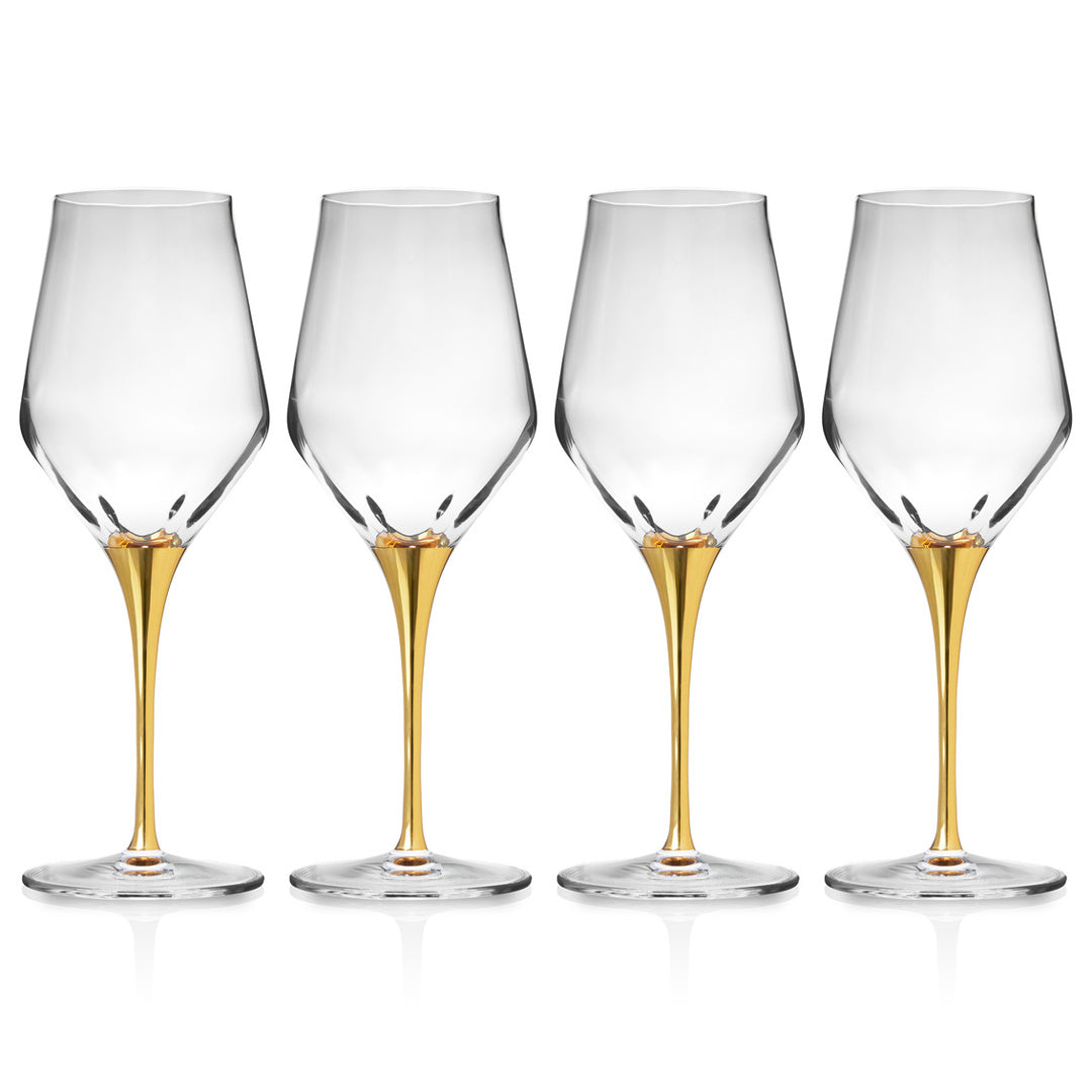 Marcella Water Gold Stem Set /4