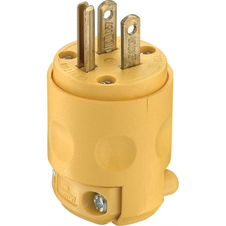 PLUG GROUND PVC 15A