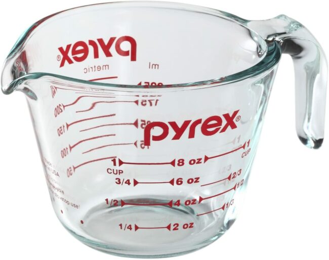 PYREX-MEASURING CUP- 8oz-1cup