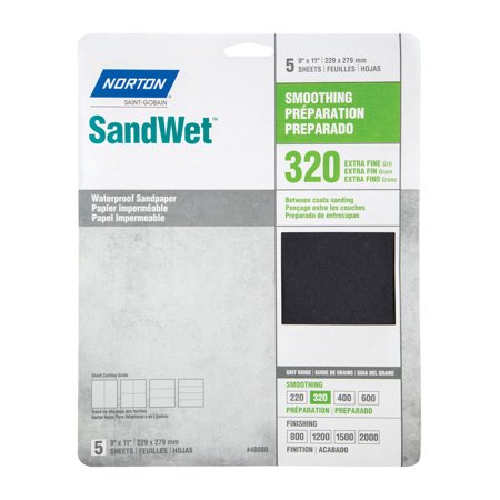 SANDPAPER WATRPRF320G5PK
