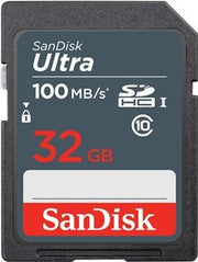 SD Ultra 32GB 100MBs SDHC C10 Card