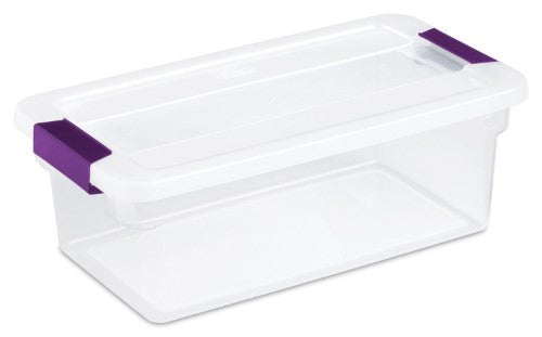 STORAGE-LATCH TOP- 6qt PURPLE