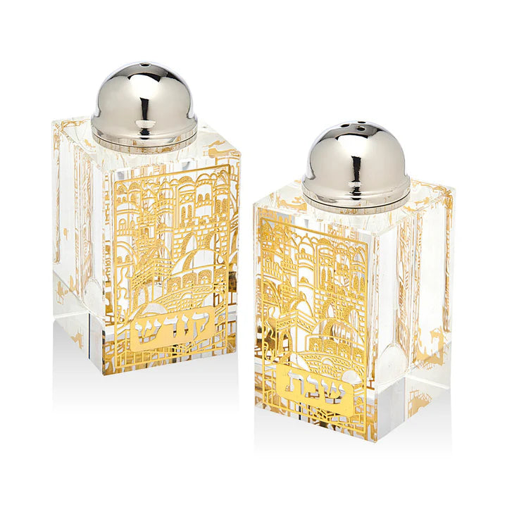 Shabbath Gold Salt & Pepper Set