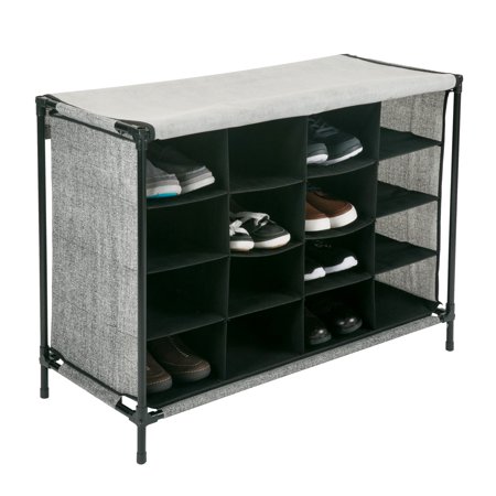Simplify 16 Compartment Shoe Organizer
