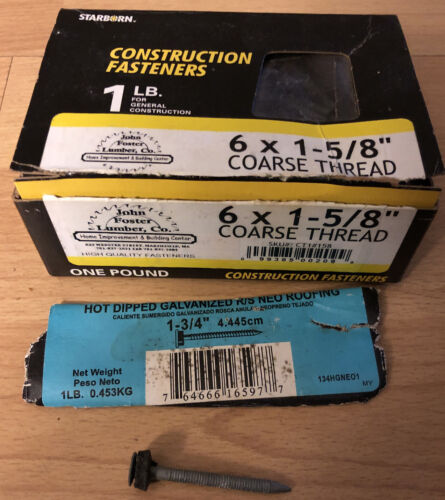 Starborn Coarse Thread Drywall Screws 6 X 1-5/8''