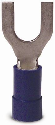 TERMINAL/ SPADE/ 16-14AWG/ 4-6 STUD/ BLUE; 20PCS/C