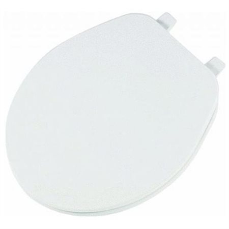 TOILET SEAT RND PLST WH 1