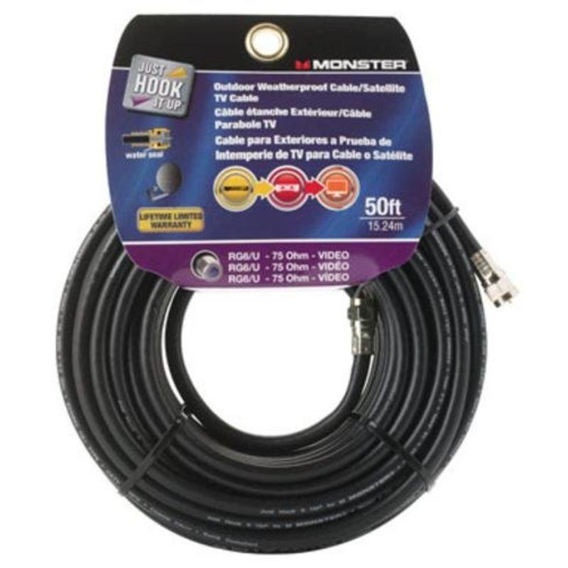 VIDEO COAXIAL CABLE 50'L