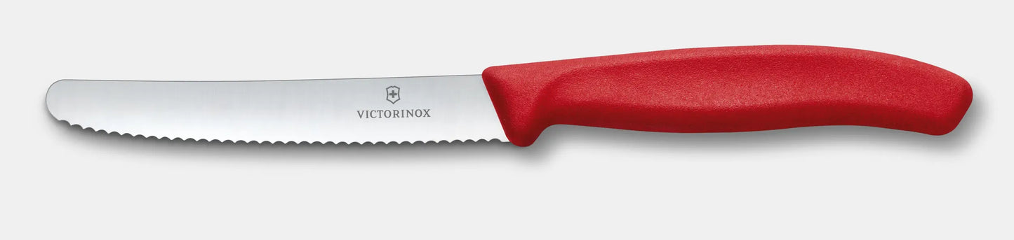 Victorinox - Swiss Classic Knife, Serrated, Round Tip, 4.5" 3