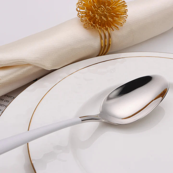 Vivience Colorblock 20 Piece Flatware Set 18/10 SS 7