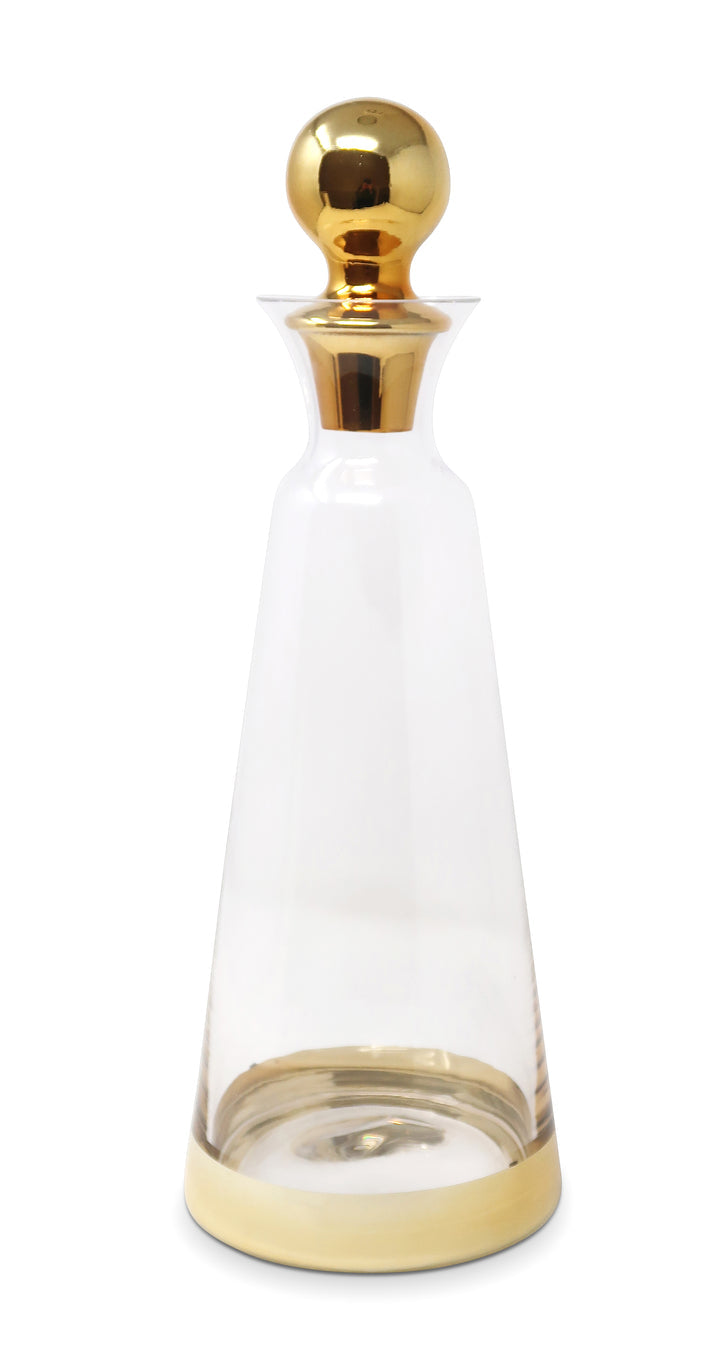 Vivience Decanter with Gold Lid