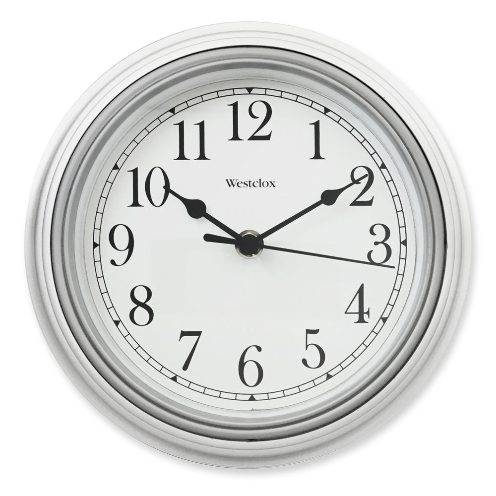 WALL CLOCK-8″-SIMPLICITY- WHITE