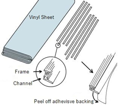 WINDOW KIT-SNAP IN – REUSABLE 48″ x 72″
