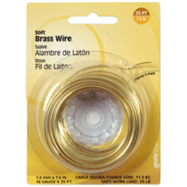 WIRE BRASS 28GA 75' SPL