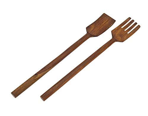Wood Salad Spoon & Fork Set
