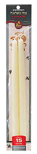 beeswax seder candles 15hours 5