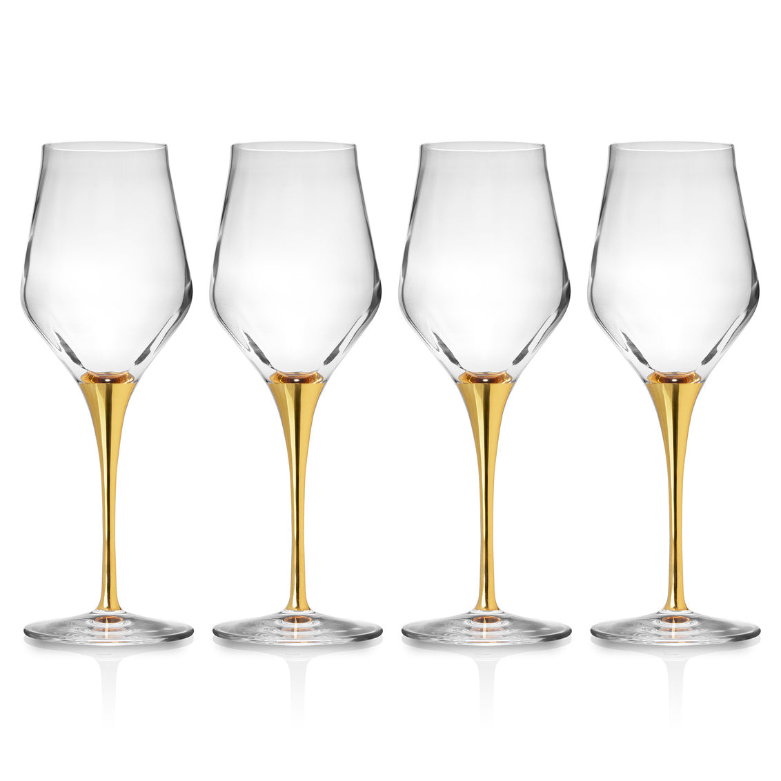MARCELLA GOLD STEM WINE GLASS S/4
