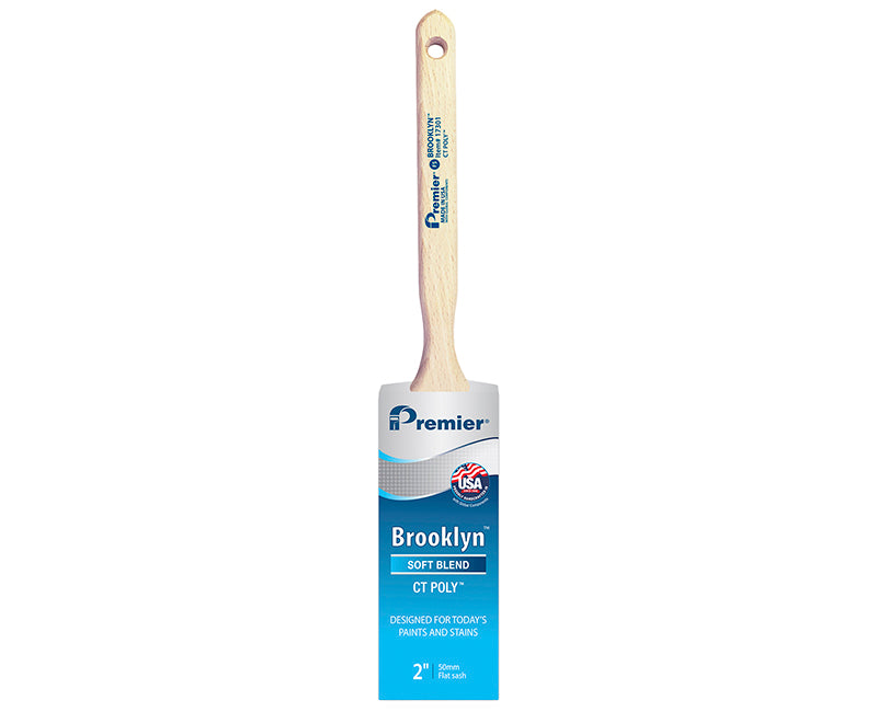 2" Brooklyn Flat Sash Poly Brush