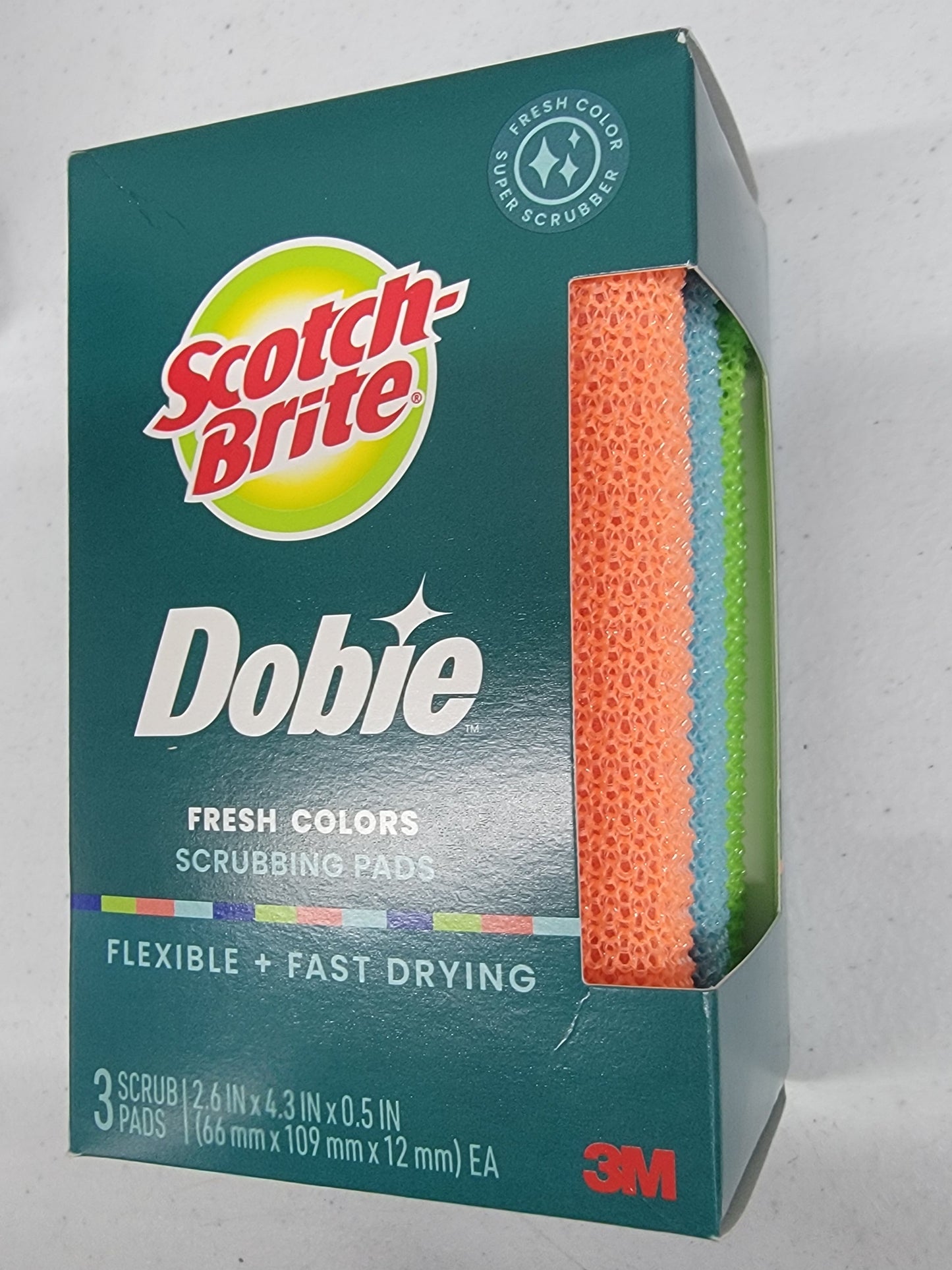DOBIE PAD 3pk-RED/BLUE/GREEN