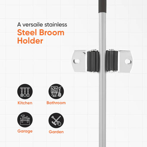 superio Heavy Duty Mop & Broom Holder 4 Ct 10