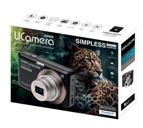 Samvix UCamera Simpless X8400 Black No Wifi