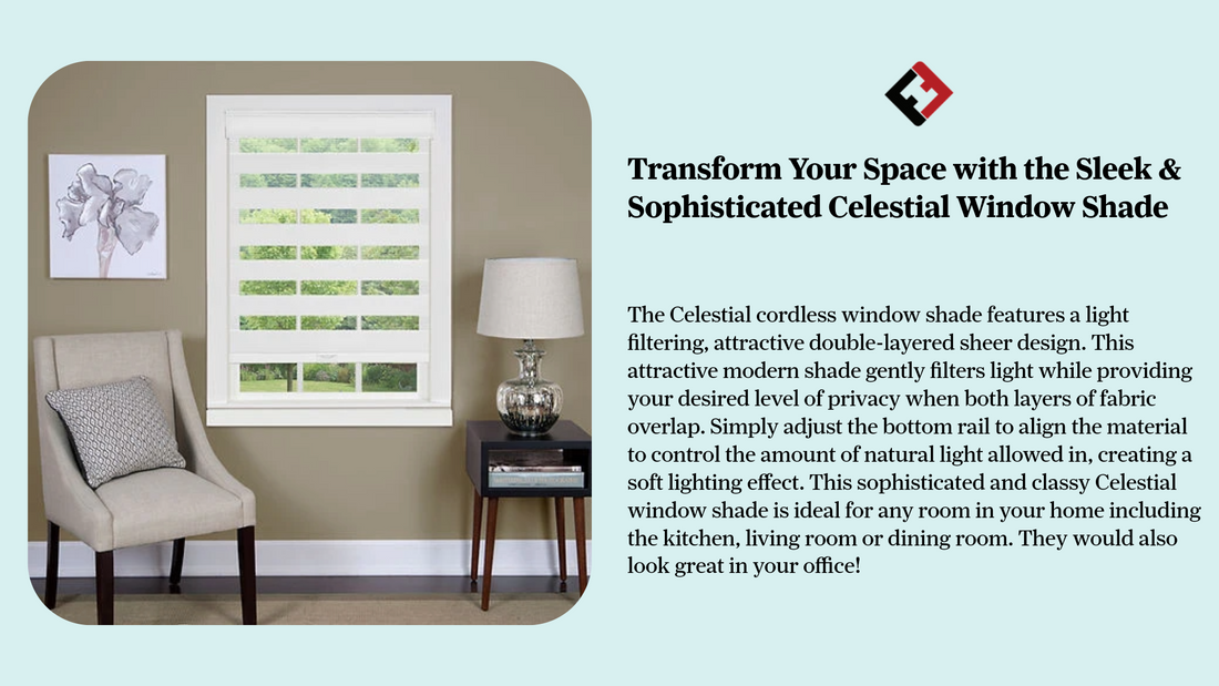 Transform Your Space with the Sleek & Sophisticated Celestial Zebra Style Window Shade