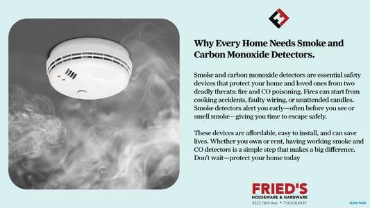 Why Every Home Needs Smoke and Carbon Monoxide Detectors.