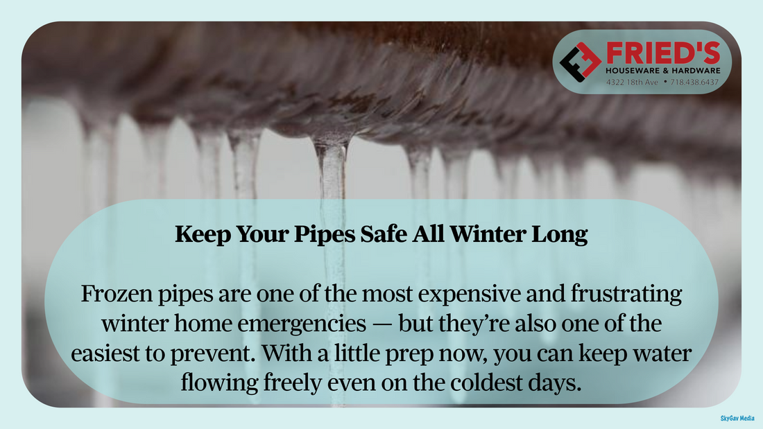How to Prevent Frozen Pipes This Winter