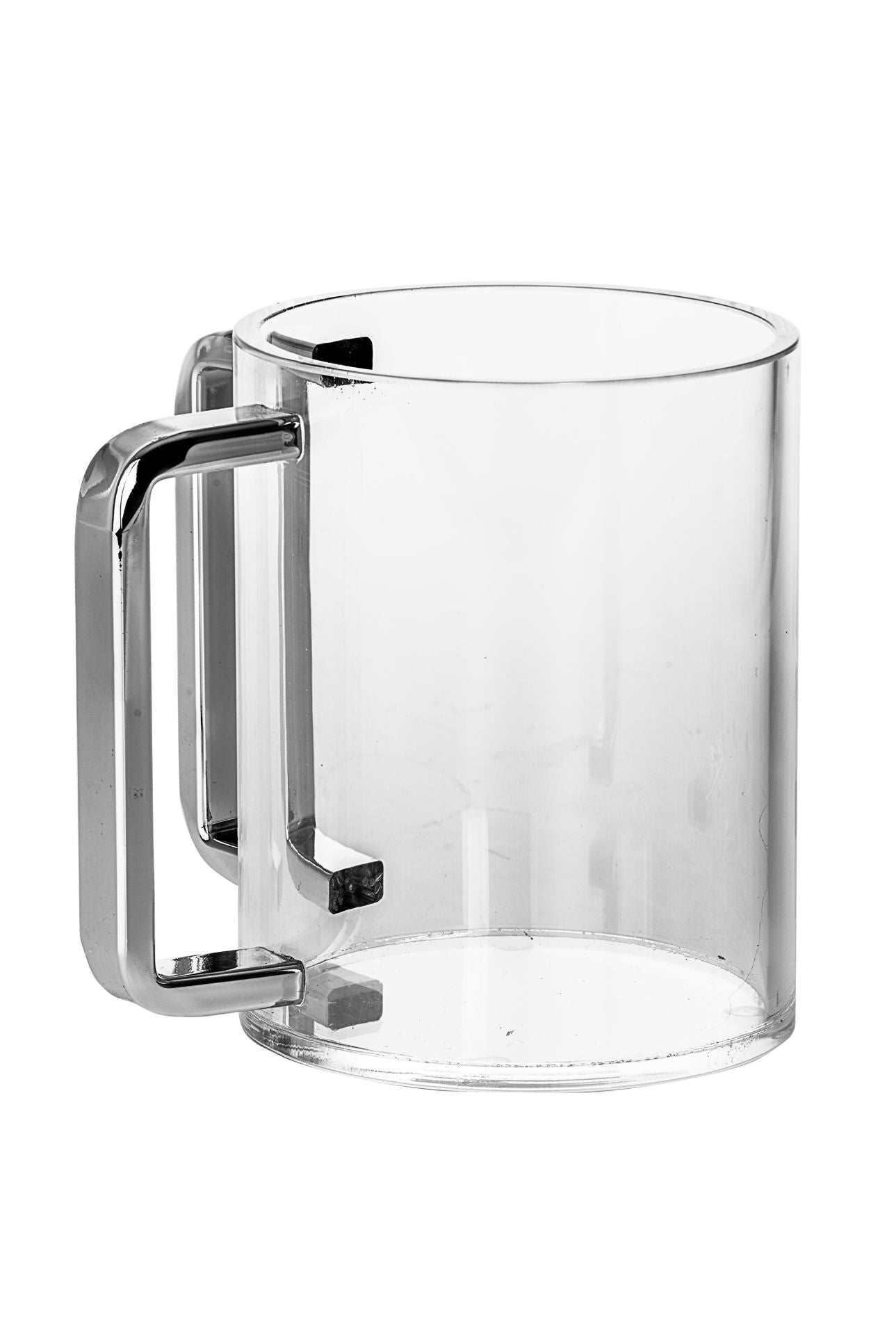 Wash Cup Lucite Silver handles