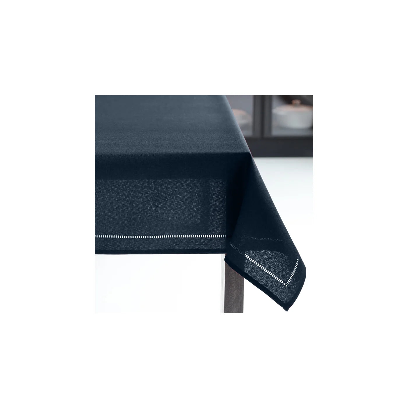 Harman Hemstitch Table Cloth Navy 52X70