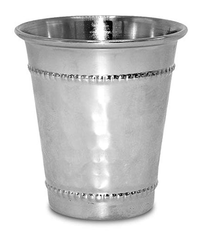 Stainless Steel Mini Kiddush Cup And Tray