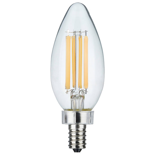 Satco Decorative Led Chandlier Bulb 8 Wt 75 Replacement 5000K