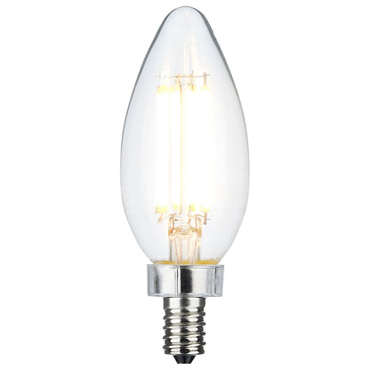 Satco Decorative Led Chandlier Bulb 8 Wt 75 Replacement 5000K