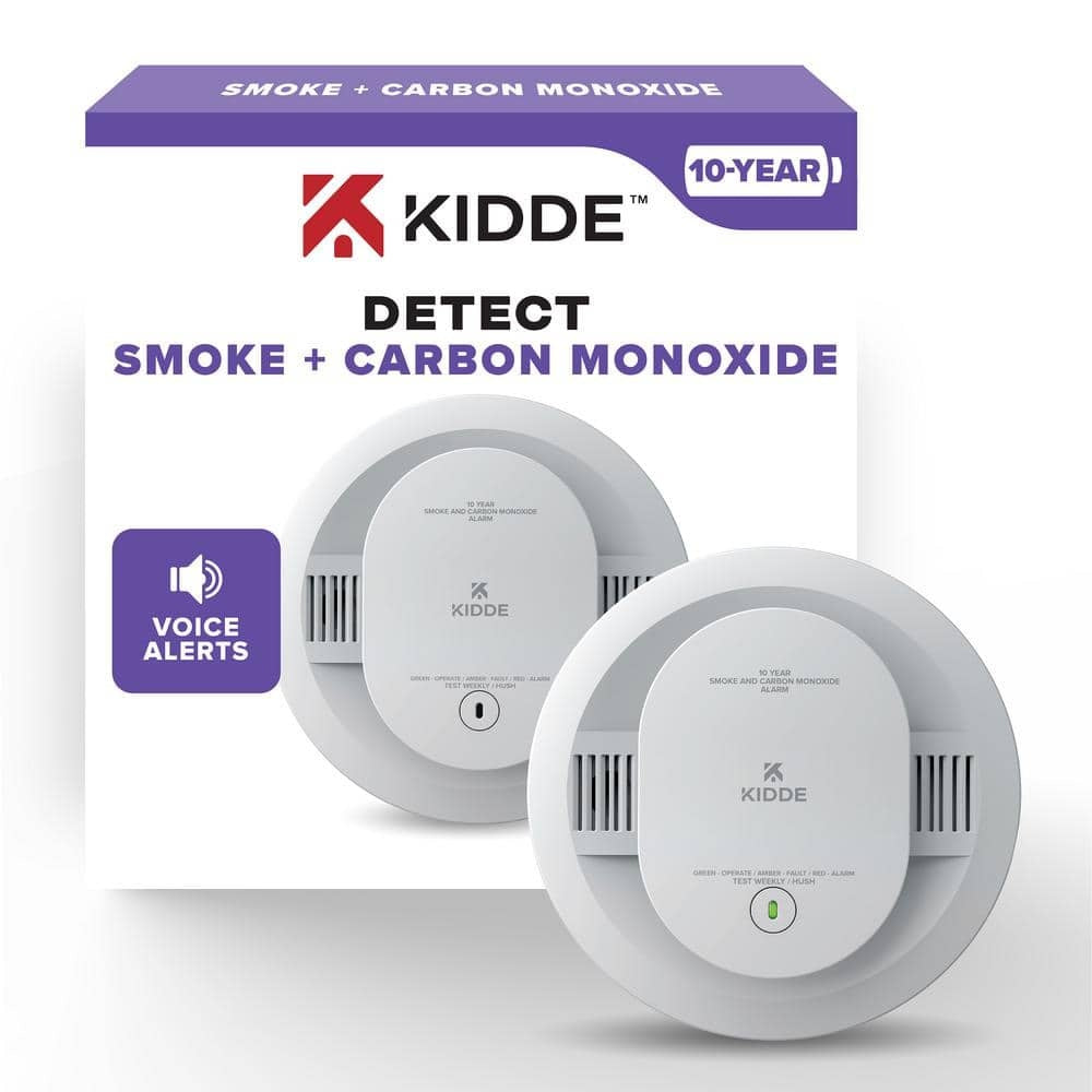 Kidde Voice Smoke & Carbon Monoxide Alarm 10 Yr.