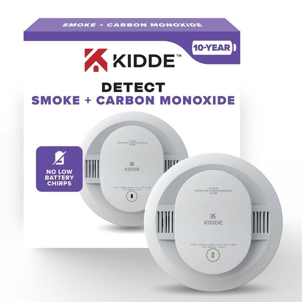 Kidde Smoke & Carbon Monoxide Alarm 10 Yr Battery