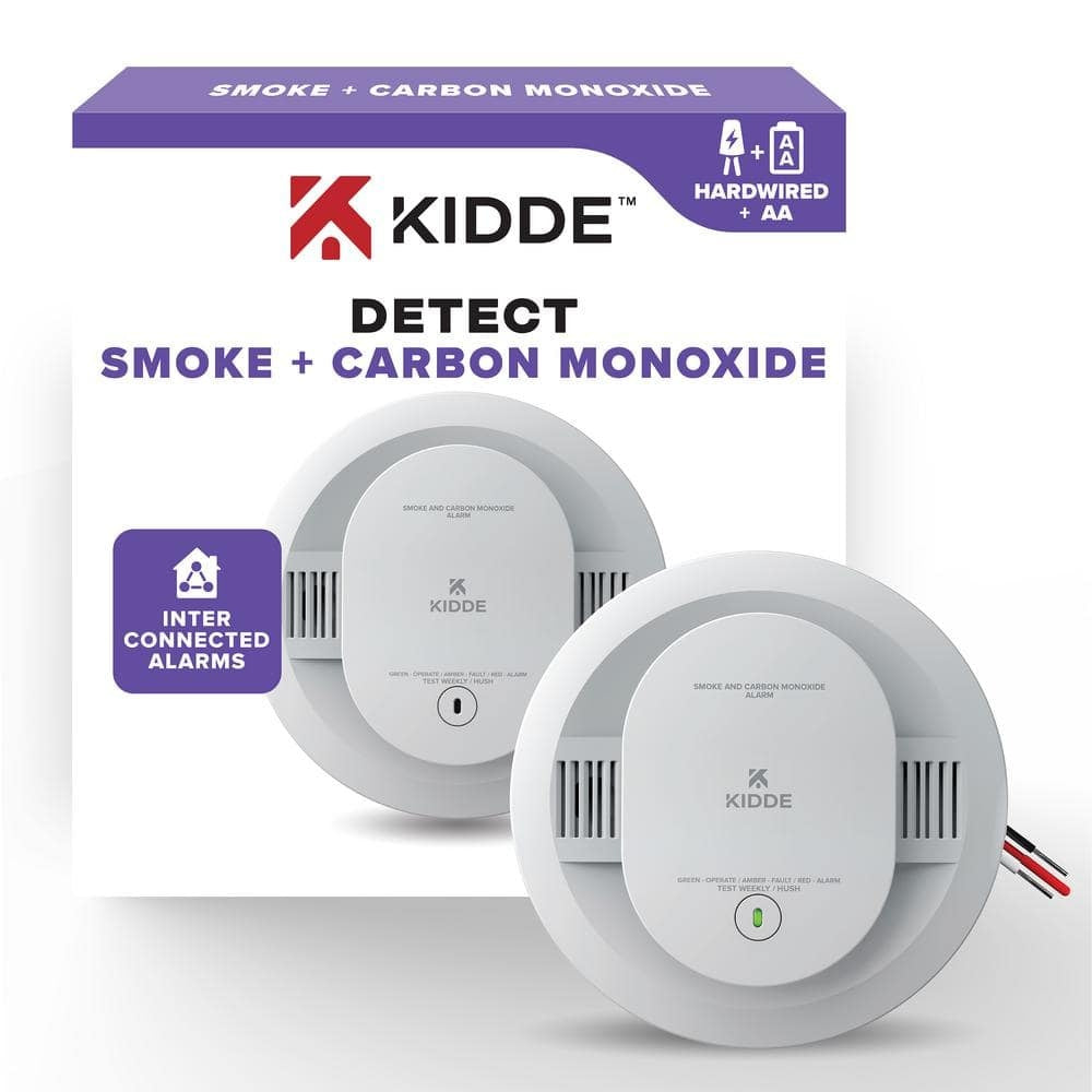 Kidde Smoke & Carbon Monoxide Alarm Hardwire +AA