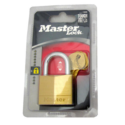 MASTER PADLOCK-BRASS-1.9/16"