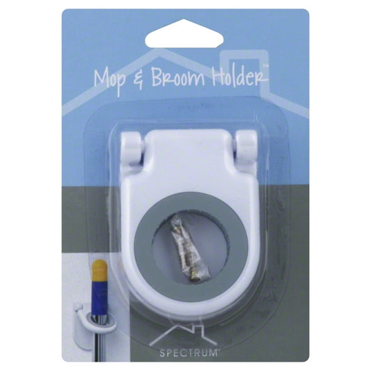 MOP&BROOM HOLDER-ADHES/SCREW