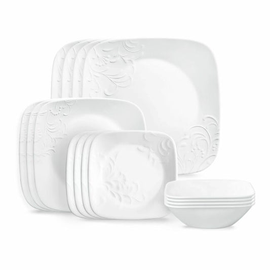 Corelle Cherish Mugless SQ. 16 Pc. Set