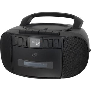 GPX CD/Cassette Boombox with AUX