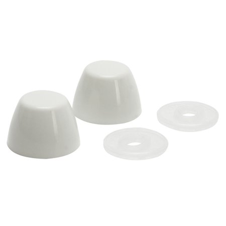 TOILET BOLT CAPS WHITE