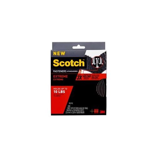 Scotch Medium Foam Hook and Loop Fastener 120 in. L 1 pk