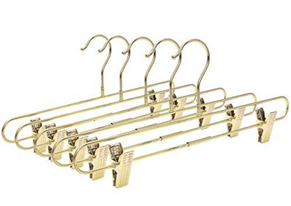 Modern Gold Skirt Hangers 5 Pk