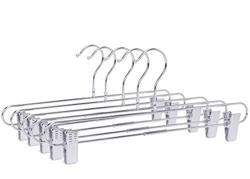 Metal 5 PK Skirt Hangers