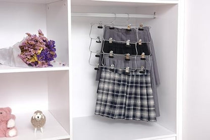 4 Tier Metal Skirt Hanger