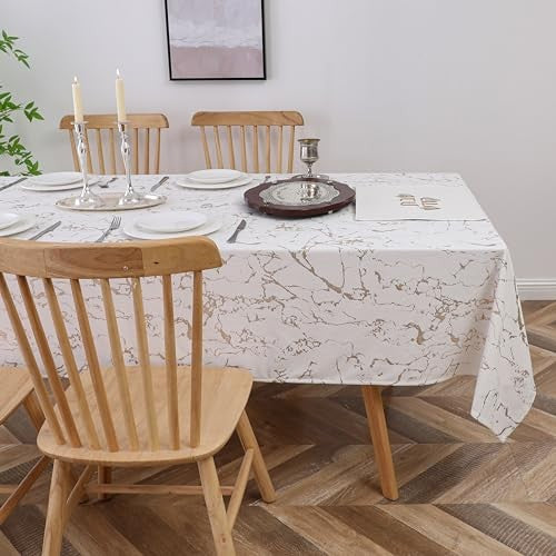 Majestic Tablecloths (70"x144", Velvet Glacier Gold)