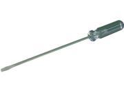 1/4" X 10" LONG SHAFT SLOTTED SCREWDRIVER CHROME V