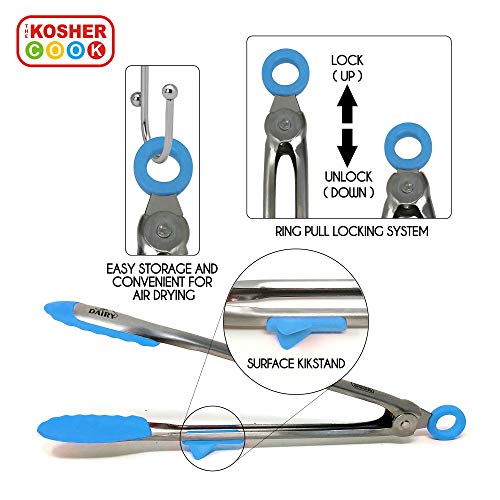 12" Locking Tongs - Dairy