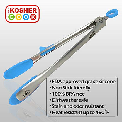 12" Locking Tongs - Dairy