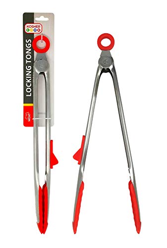 12" Locking Tongs - Meat 1